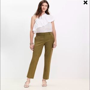 LOFT Outlet High Rise Flare Petite Pants
